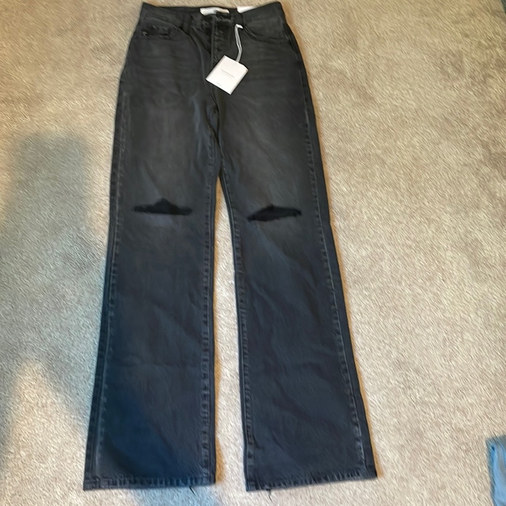 Distressed denim